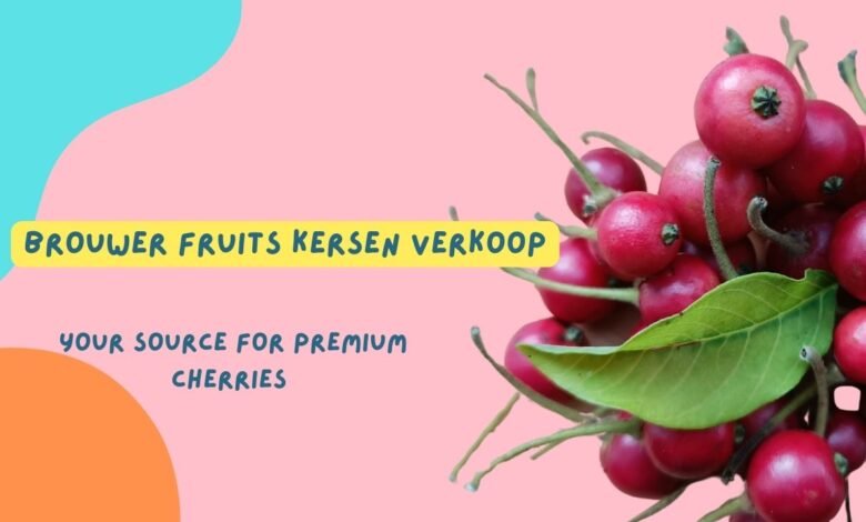 Brouwer Fruits Kersen Verkoop