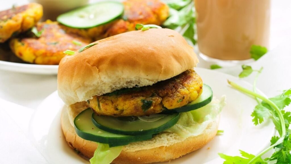 Cheesy Aloo Tikki Sliders 