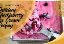 Delicious Huckleberry Ice Cream Recipe