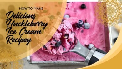 Delicious Huckleberry Ice Cream Recipe