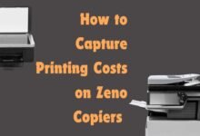 How to Capture Printing Costs on Zeno Copiers