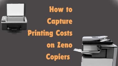 How to Capture Printing Costs on Zeno Copiers