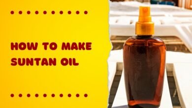 How to Make Suntan Oil