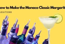 Ingredients of the Monaco Classic Margarita