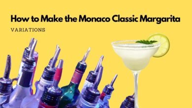 Ingredients of the Monaco Classic Margarita