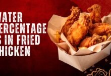 What Water Percentage is in Fried Chicken