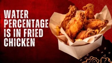 What Water Percentage is in Fried Chicken